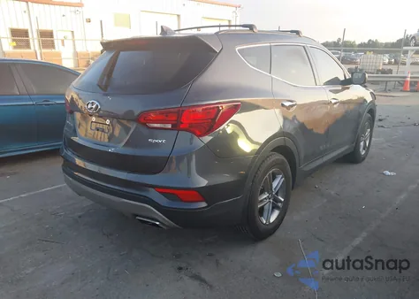 2017 Hyundai Santa Fe Sport 2.4L из США, поврежденный, VIN 5XYZU3LB1HG423542